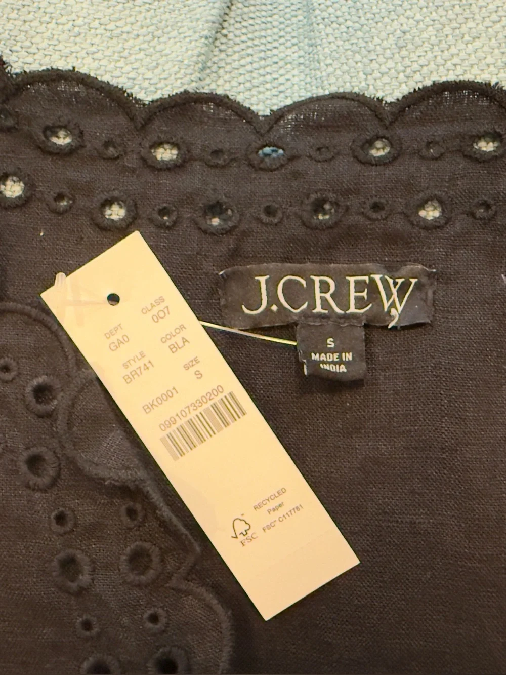 J. Crew Linen Top